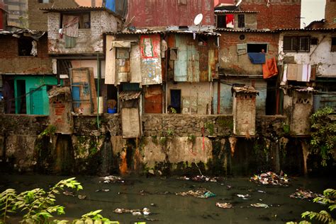 name of slums houses made of metal|residential slums in india.